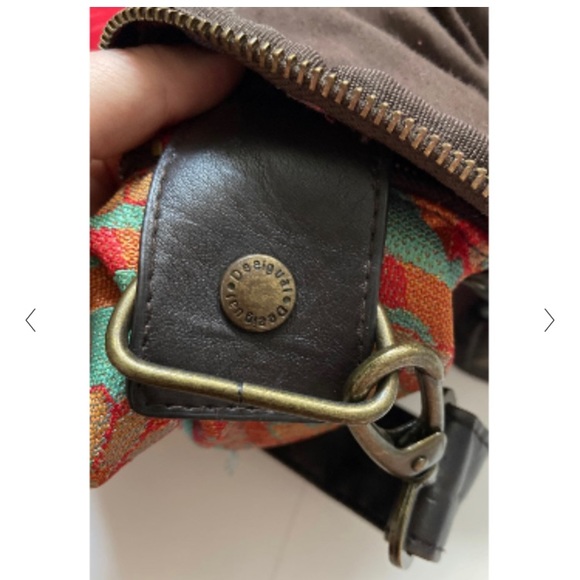 Stunning Desigual Crossbody w. Embroidery & Deco Buttons sz L - Picture 14 of 14